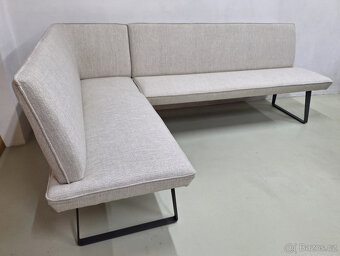 Luxusní zahradní rohová lavice exteriér /interiér Nová - 3