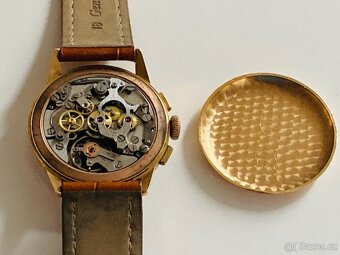 Zlaté 18-karátové chronografy Tissot ze 40. let 20. století - 3