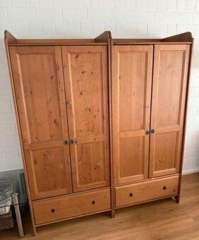 2x ŠATNÍ SKŘÍŇ IKEA LEKSVIK - 3