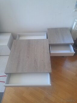 Konferenční stůl plus menší stolek - kvalitní materiál - 3