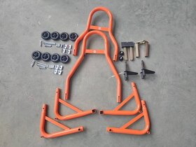 Sada zvedáků na moto, set stojanů přední + zadní - 3
