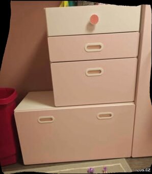 Stuva IKEA dětská, růžová - 3