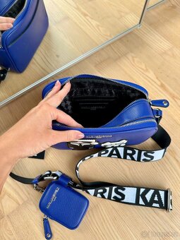 MODRÁ CROSSBODY KABELKA KARL LAGERFELD - 3