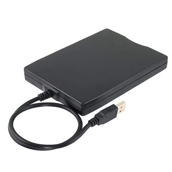 Externí přenosná čtečka disket USB 3.5" 1.44 MB (floppy) - 3
