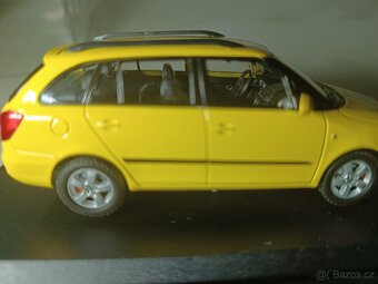 Abrex model 1/43 Škoda Fabia II Combi (2007) - žlutá Sprint - 3