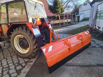Traktorová radlice na sníh se železným břitem - 3