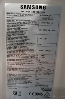 Tepelné čerpadlo Samsung 8 kW, 3fázové, monoblok - 3