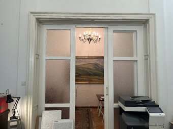 Nabízím posuvné interiérové dveře – dřevěný masiv a sklo - 3