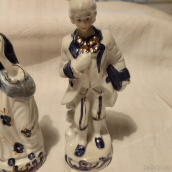 2 x porcelán soška - 3