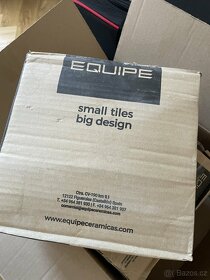 1,29 m2 světle modrý keramický obklad hexagon - 3