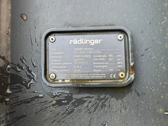 Lžíce radlinger 800mm se zuby - 3