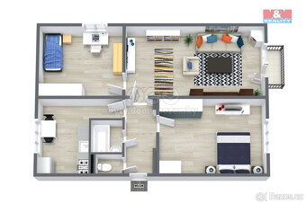 Prodej bytu 3+1, 67 m², Bukovany - 3