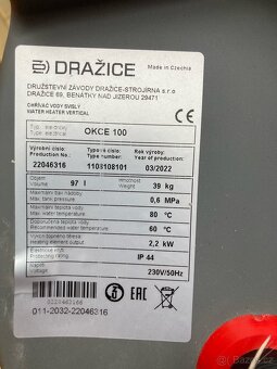 Bojler Drazice OKCE100 - 3
