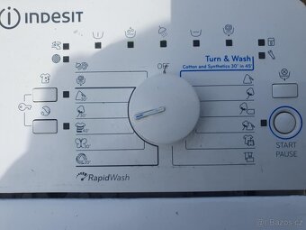 PRACKA INDESIT,HORNI PLNENI,7KG,1200 OT. - 3