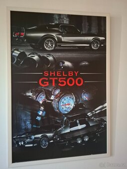 3x obraz - Dali, Mapa Sveta, Ford Mustang - 3