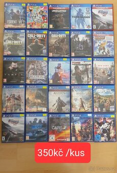 Hry na Playstation 4 ceny v textu od 200kč - 3