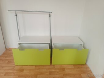 Skříňka (botník) s polohovatelnou šatní tyčí - 3