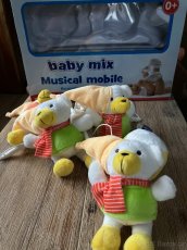 Baby Mix nový plyšový kolotoč nad postýlku - 3