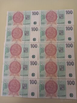 Nové bankovky hodnoty 100 Kč, r. 2018. - 3