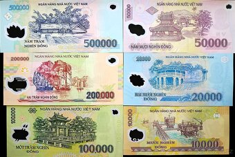 Sada 10 000 - 500 000 dongů Vietnam 2003+ UNC VÝBĚR MOŽNÝ - 3