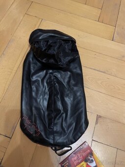 Červeno-černý kabátek na mini pejska NOVÝ - 3