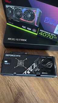 Prodám rtx 4070 ti asus Rog Strix - 3