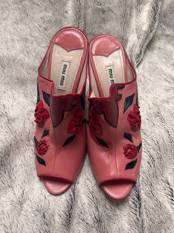 Sandály kožené Miu Miu vel. 39,5 - 3