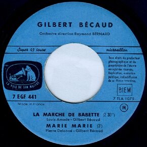 Gilbert Bécaud – La Marche De Babette (EP) - 3