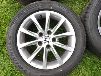 ALU sada Honda R16 5x114,3 205/55 zánovní pneu - 3