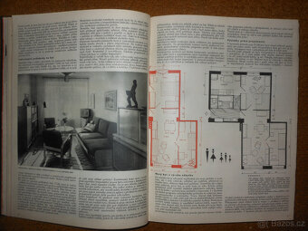 Starý retro časopis Domov 1960 - architektura, design - 3