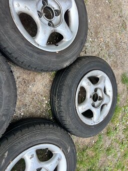 Sada litá kola 4x100 r13 s letním pneu 165/70 r13 - 3