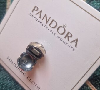 Pandora klip Mystic flower jako nový se zirkonem - 3