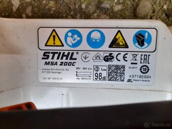 Aku pila Stihl MSA 200 C s baterií - 3