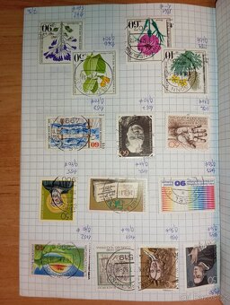 Německé poštovní známky 1972-1984 zošit - 3