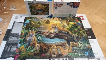 Prodám puzzle Leopardi v džungli 1500 dílků:) - 3