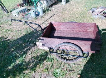 Historický vozík za jízdní kolo-(Assmann) - 3