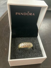 Zlaty prsten s brilianty a diamanty - 3