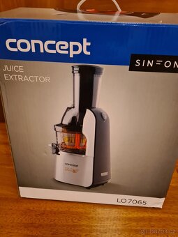 Nový  odšťavňovač Concept Sinfonia LO-7065 sada TOP - 3