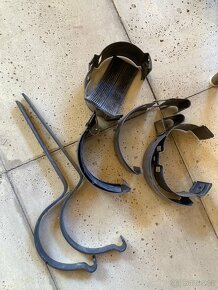 Okapove haky spony na svod. Antracit 100mm - 3