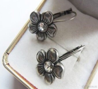 Gallic - naušnice s crystalem Swarovski - 3