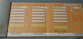 Kuponová knížka - 3