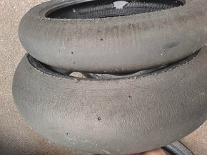 Pneumatiky Pirelli superbike 125/70-17 + 200/65-17 - 3