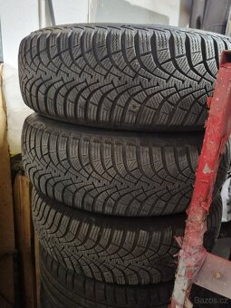 Plechove disky/kola Octavia III 5x112 R15 zimní pneu/poklice - 3