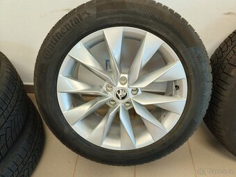Alu kola Crystal Škoda Enyaq/Elroq 8Jx19" ET45 +Continental - 3