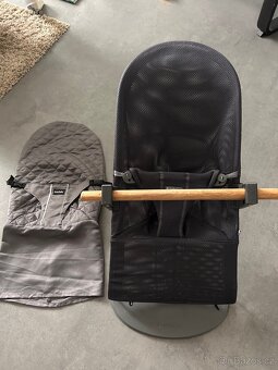 Babybjörn Lehátko Bouncer BLISS Anthracite Mesh - 3