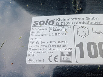 Prodám-zahradní traktor Solo 573 Hydro - 3