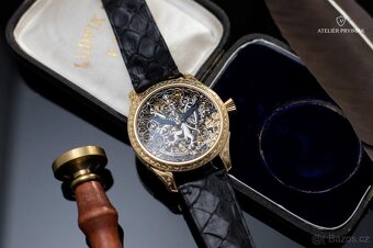Exkluzivní skeletové hodinky OMEGA "ČESKÝ LEV" LIMITOVANÁ  - 3