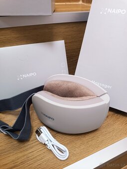 Bezdrátový oční masážní přístroj Naipo MGE‑1822 s bluetooth - 3