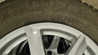 Alu kola Skoda 5x112 R16 pneu 215/60/16 zimni - 3