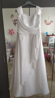 Svatební šaty 40-42 (těhotenské 38) - 3